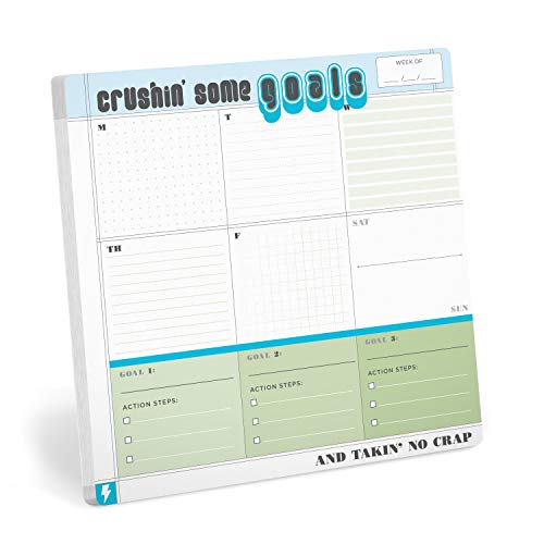 Knock Knock Crush Some Goals Sticky Paper Mousepad