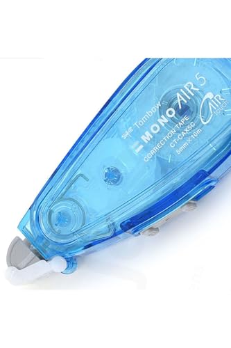 トンボ鉛筆 修正テープ モノエアー つめ替えタイプ 本体 幅5mm×10m ブルー CT-CAX5C40