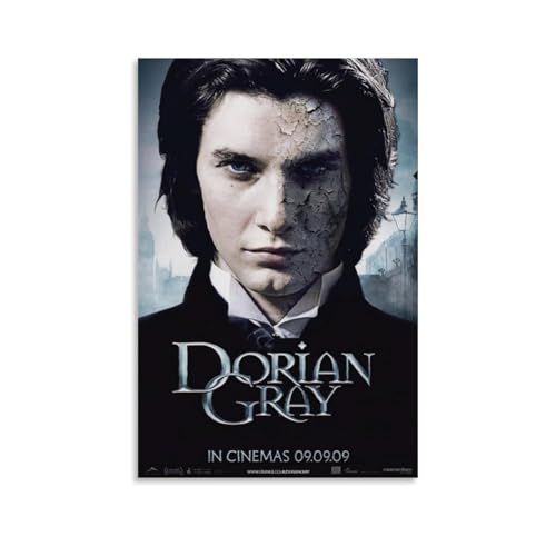 ORAUSEUN Póster de la película Dorian Gray para pared, lienzo estético, cubierta estética, póster vintage, pintura decorativa para habitaciones, 20 x 30 cm, estilo sin marco