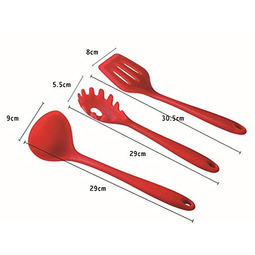 Wuqiang Cottura strumenti utensili Set Silicone Utensili da cucina Set 10 cucina dei pc termoresistente Cucina Non-Stick utensili da cucina di cottura Strumenti, Strumenti di cucina gadget Set for ant