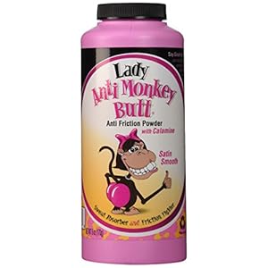 Lady Anti-Monkey Butt Powder with Cornstartch – Net Wt. 6 oz.[Health and Beauty] [Misc.]