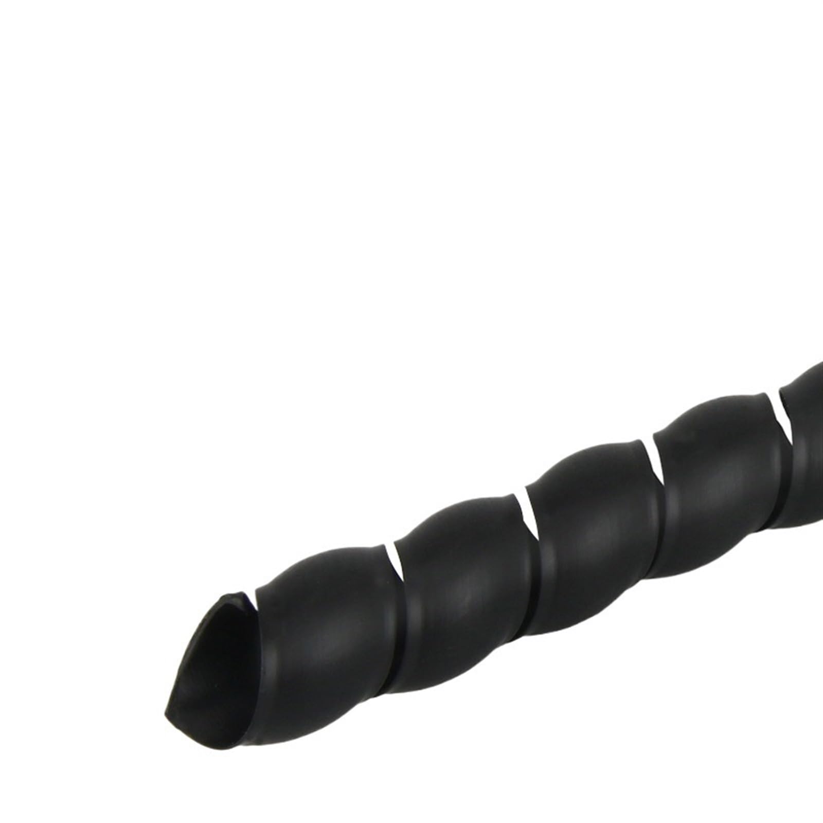Organizador de Cables con Funda en Espiral Flexible 35 mm | Para cables y mangueras(Black,5 Meters)