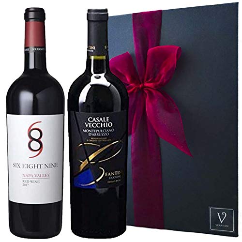 Amazon.co.jp: 赤 ワイン 2本 セット ギフト【赤ワイン/689 シックス