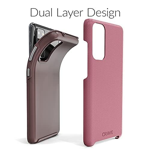 Image of Crave for Samsung Galaxy S20 FE Case, Shockproof Protection Dual Layer Case for Samsung Galaxy S20 FE 5G (6.5 inch) - Berry