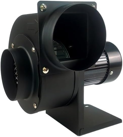 Blower Fan, CY120 Centrifugal Fan Exhaust Fan Pipeline Exhaust Fan Kitchen Smoking Fan Fresh Air Exchanger Barbecue Fan 90W Energy-Efficient Ventilation (Color : 1 phase 230V)