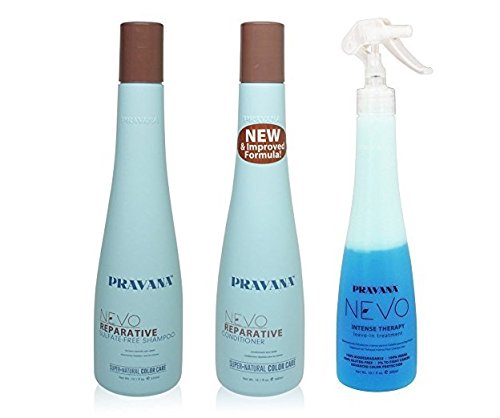 PRAVANA NEVO REPARATIVE SULFATE FREE SHAMPOO, CONDITIONER, INTENSE THERAPY by Pravana