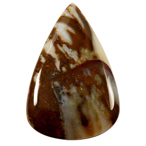 Agate à pois poire de 62,35 carats, une gemme naturelle d'exception