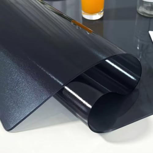 Protege Table PVC pour Eviter les Rayures Nappe Transparente Rectangulaire Epaisse
