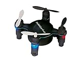 mit einem Knopfdruck abheben und landen (One Touch Start & Landing) - der Micro-Quadcopter steigt auf Knopfdruck in die Höhe und landet auch wieder auf Knopfdruck