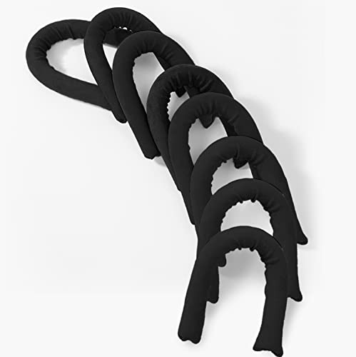 Heatless Hair Curler For Long Medium Hair Curls, 8Pcs No Heat Satin Velvet Hair Rollers Hair Curlers To Sleep In, Curly Wavy Hair Twist Pillow Flexi Rods Flexible Heatless Curling Rods Wrap Rollers #TOP6