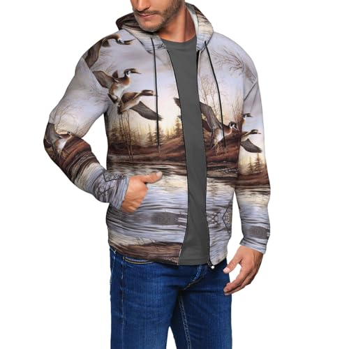 Sweat à capuche colvert pour homme avec cordon ajustement confortable