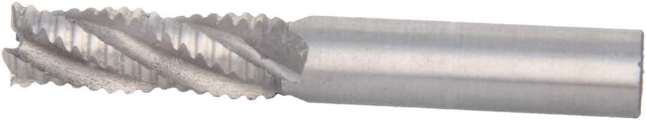 Utoolmart Straight End Mill Cutter, High Speed Steel HSS-AL, 4 Flute CNC Router Bits, 16mm x 16mm x 63mm, 1 Pcs