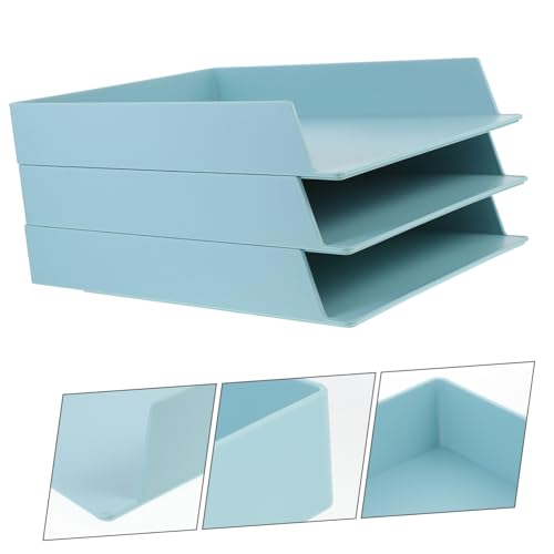 Étagère de rangement de dossiers à compartiments pour trier la papeterie - 6