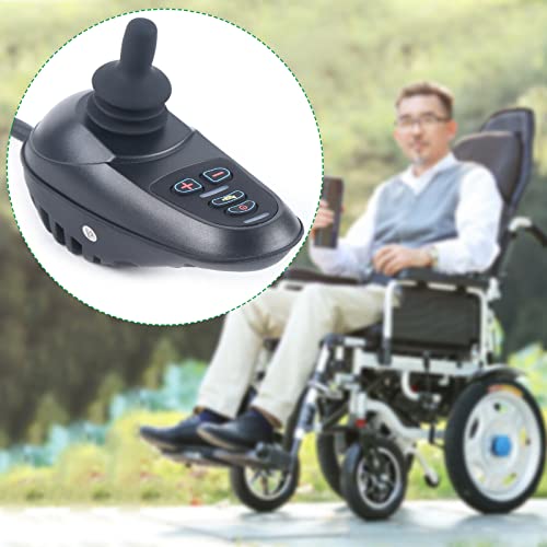Bjtdllx Joystick Controller, 24V Dc Waterproof Electric Power Wheelchair Controller Part Accessories 4 Keys Joystick, Drive Wheelchair Parts Led Command Joystick #TOP1