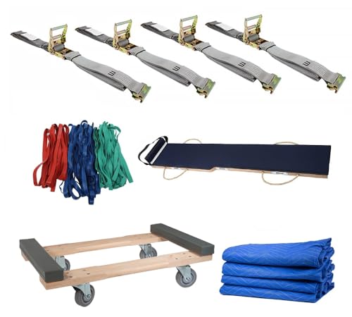 Mytee Products 6' Piano Moving Skid Safety Board Kit - Piano Moving Pad w/ 18