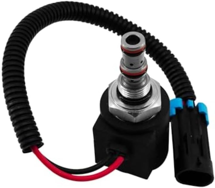 12V Solenoid Valve, Heavy Duty Electromagnetic Replacement for Bobcat Loaders, Direct Control Component