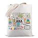 PWHAOO Autism Behavior Analyst Tote Bag ABA therapist Tote Bag Mental Illness Awareness Gift (HAPPY ABA TOTE)
