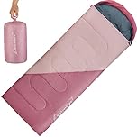 Clostnature Sleeping Bag for Adults and Kids - Compact Lightweight Sleeping Bag, 3-4 Season Ultralight for Summer, Winter, Children, Girls, Boys, Camping, Backpacking with Storage Sack(Right Zipper)