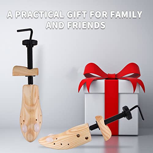 XYH Shoe Stretcher,Pair of Wooden Shoe Stretcher for Women and Men Adjustable in Length and Width. ([ M's Size(8.5-16) Wm's Size (9-15)]) by XYH - Used condition - Image 7