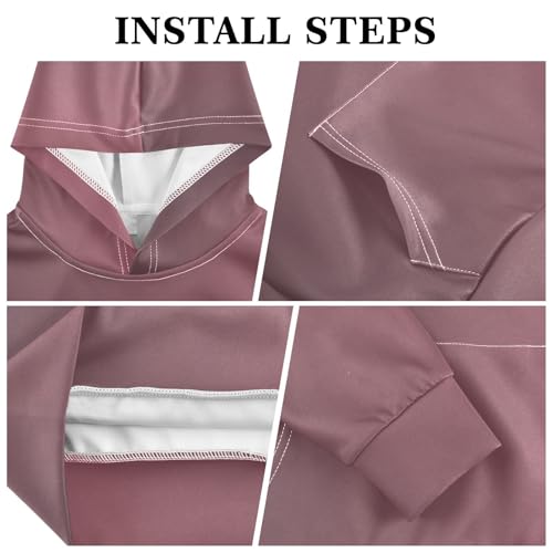 GAIGEO Black White Polka Dots Boys' Fashion Hoodies, Boy Hoodies, Toddler Hoodie, Soccer Sweatshirts for Boys, Size 4T3