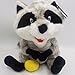 Peluches 12 Meeko Raccoon Plush Doll Toy Peluches