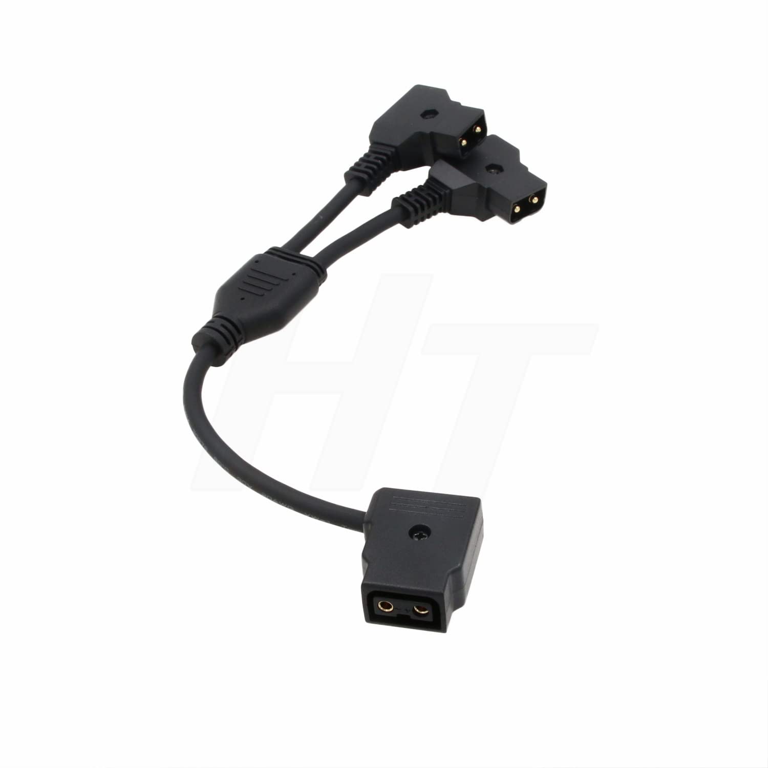 Cable P-tap hembra a doble D-tap macho para batería V-Mount Anton Bauer IDX 7
