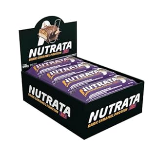 Nutrata Caramel Protein Display (12 unid. 45g), Dark Caramel, Nutrata