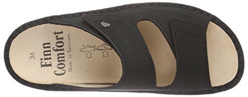 Finn Comfort Riad, Sandali Uomo, Nero, 43 EU