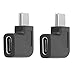 Produktbild Ba30DEllylelly USB C Winkeladapter 2 STK. 90 Grad USB-C Typ C Stecker zu Buchse Adapter nach Oben nach unten abgewinkelt USB-C USB 3.1 Typ-c