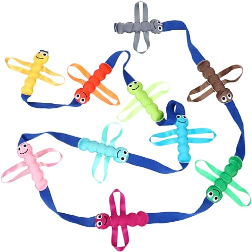 Image of Kajaia Little Bug Walking Rope for Kids Classroom Supplies Preschool Walking Rope with Handles Fits up to 20 Children for Toddlers Kids Daycare Preschool Walk Guides