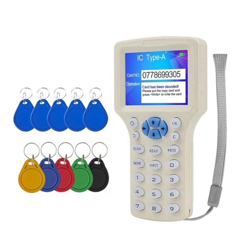 Duplicateur de clé RFID avec 5 badges intelligents programmables IC ID
