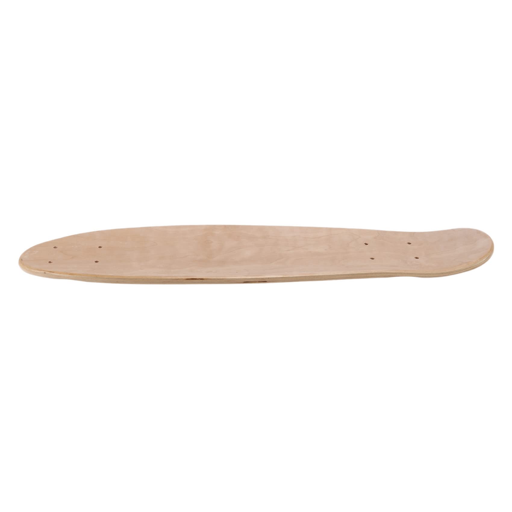 Lot de 22 planches de skateboard vierges naturelles 55,5 x 15 cm en érable banane toboggan croisière simple Rocker Board DIY
