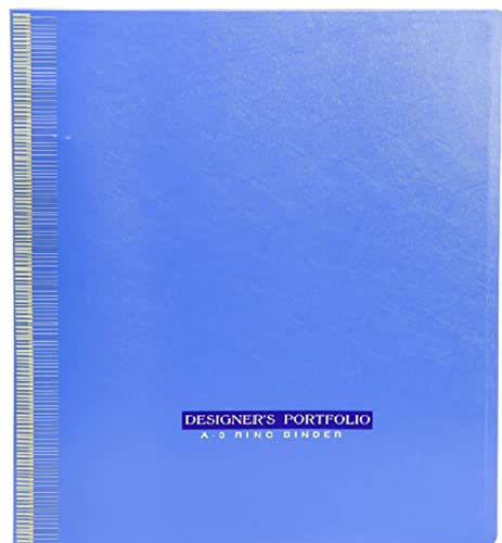 Image of Peeplvalue 4D Ring Binder File, Heavy Duty Deluxe Quality Ring Binder for Big Size Papers Drawing and documents