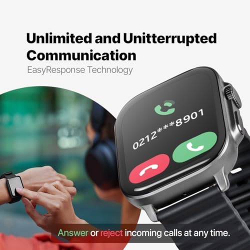 ttec Tempus 51 mm TFT Ekranlı Dikdörtgen Metal Kasa Akıllı Saat 2SW03 - Görsel 5