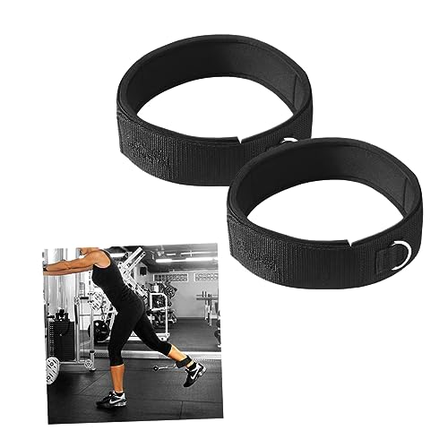 NAMOARLY Correas De Neopreno Ajustables para Accesorios De Fitness con Acolchado para Entrenamiento De Fuerza para Taekwondo Fútbol y Running Negro