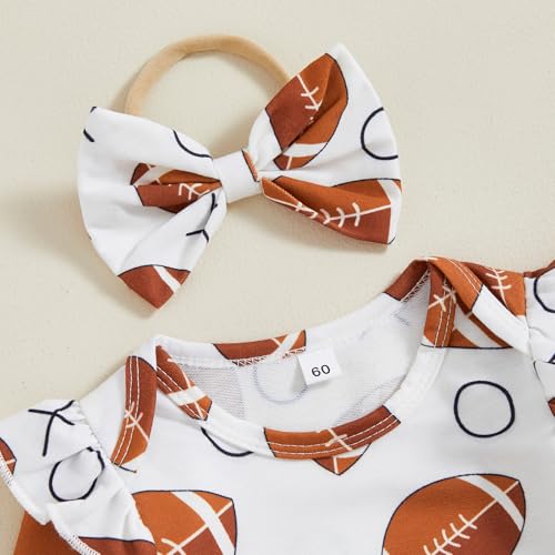 BemeyourBBs Newborn Baby Girl Clothes Ruffle Romper Suspender Skirt Set Overall Dress Bow Headband Cute Fall Winter Outfit4