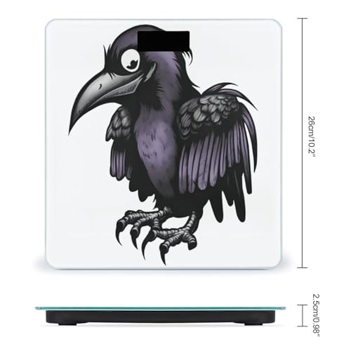 Báscula Digital de Vidrio Templado Ravens para Baño miniatura 2