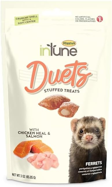 INTUNE DUETS TREATS FOR FERRETS SALMON 3 OZ