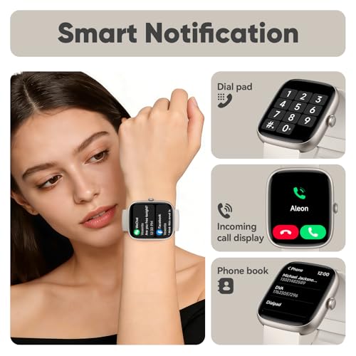 Smartwatch Damen Herren, 1.83" HD Fitness Tracker mit Telefonfunktion – Ansicht 2