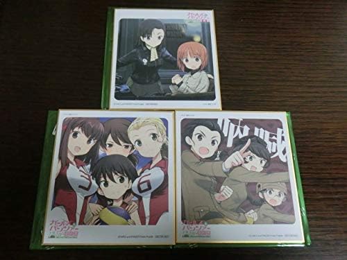 Amazon 全3種類セット 劇場版 ガールズ パンツァー 最終章 第3話 来場者特典 1週目 ミニ色紙 ガルパン 西住みほ 映画 入場者特典 アニメ 萌えグッズ 通販