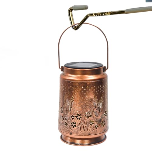 Lanterne Colibri Solaire : résoud l'obscurité de vos allées grâce à son éclairage étanche rétro
