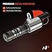 A-Premium Engine Variable Valve Timing (VVT) Solenoid Compatible with Volkswagen Jetta 2013-2023, Golf 2015-2021, Golf SportWagen 2019-2019, Tiguan 2013-2023 & Audi A3 2017-2020/2022-2023, Q3, 1.4L