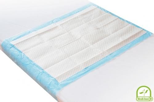 Medi-Inn Disposable Incontinence Bed Pads 60 x 90 cm 6 Ply Underpads Box of 100