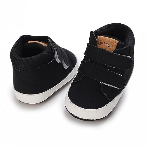 Image of E-FAK Baby Shoes Boys Girls Infant Sneakers Non-Slip Rubber Sole Toddler Crib First Walker Shoes