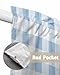 Savannan Swag Curtain Valance, Blue Plaid Spring Easter Buffalo Check Baby Blue,Short Curtain for Small Windows Bedroom Privacy Added Rod Pocket Design,2 Panel, 28