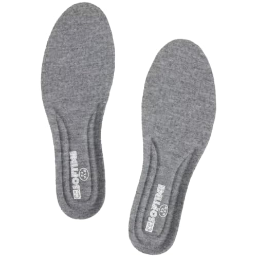 Image of CCSOFTIME 4D Cloud Insoles - Memory Foam Inserts Super Soft Ultra Comfort Shoe Insole, Shock Absorption for Feet Relief Sole Inserts for Men and Women Grey US7-7.5