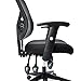 OFM ESS Collection 3-Paddle Ergonomic Mesh High-Back Task Chair with Arms and Lumbar Support, 30.25in. D x 25.75in. W x 41in. - 44.50in. H, Black