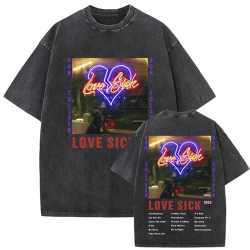 T-Shirt for Men Women Toliver Casual Singer Lightweight Printed D-on Rapper Short Sleeved Top Unisex