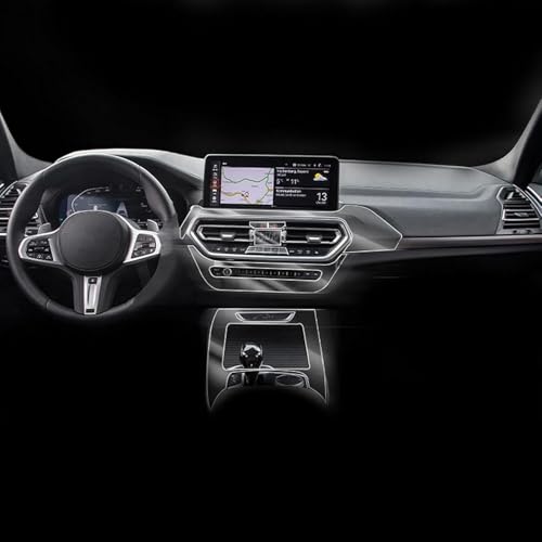 Film de protection TPU console BMW X3 G01 2022-2025 accessoire intérieur