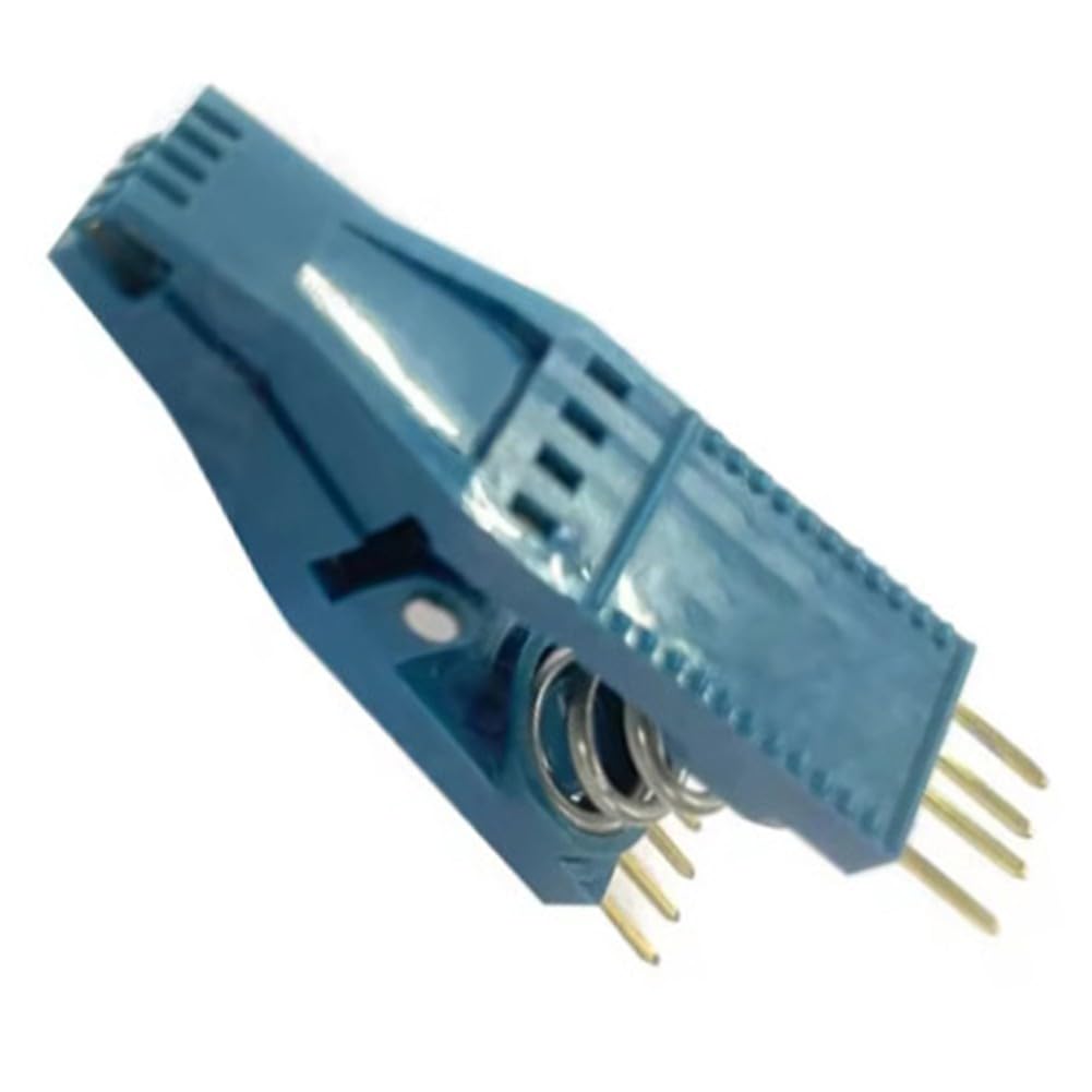 SOIC-8 Clip mit vergoldeten Kontakten und 2,54 mm Rastermaß für EEPROM-Programmierung, Tacho-Daten lesen/schreiben, für bios online blinken